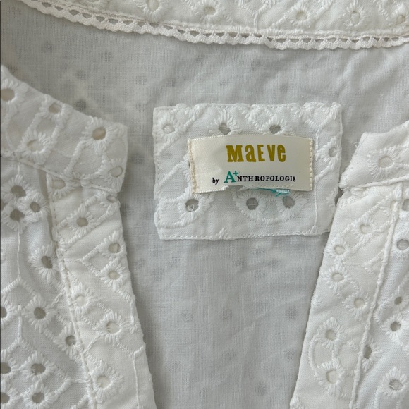 Anthropologie Maeve Harper Eyelet Tunic Dress - Picture 9 of 14